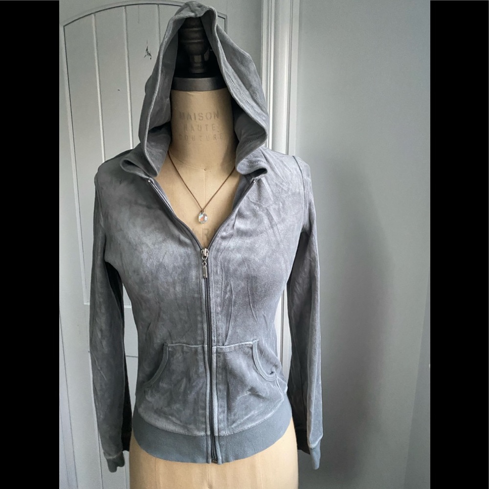 Mossimo women velour hoodie size S